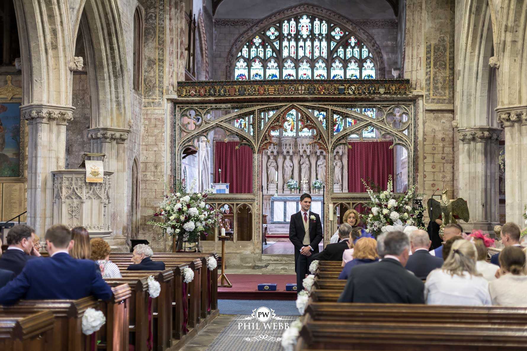 St Mary's Church Berkley Wedding Photography Wedding Ceremony