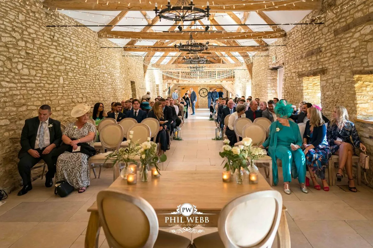 Caswell House Wedding Photography indoor wedding ceremony