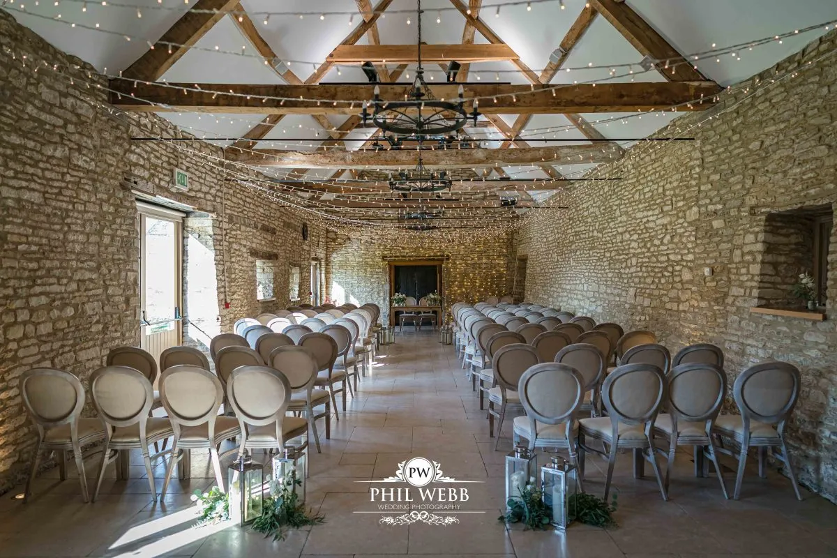 Caswell House Wedding Photography indoor wedding ceremony room