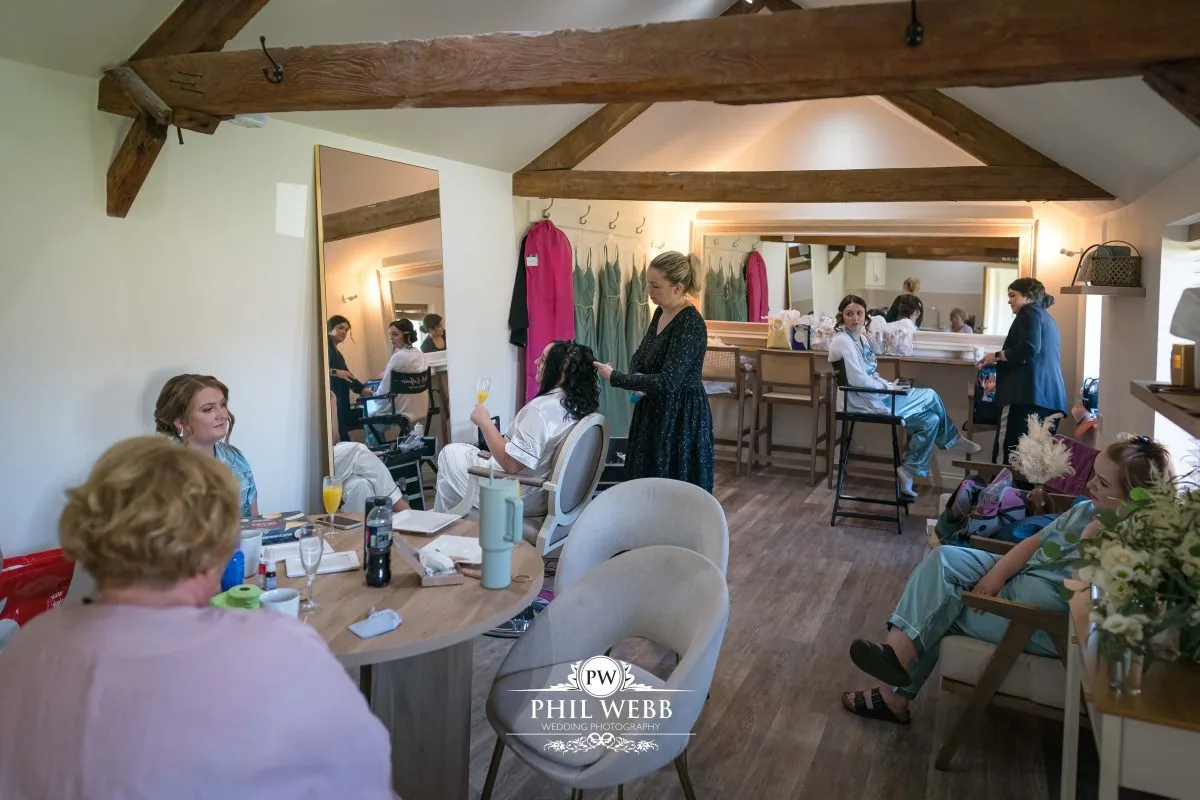 Caswell House Wedding Photography bride preparations