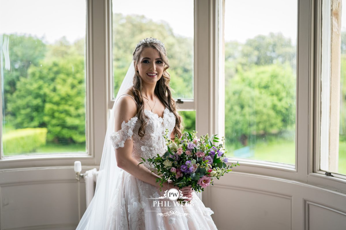 Clevedon Hall Wedding Photography bride portrait