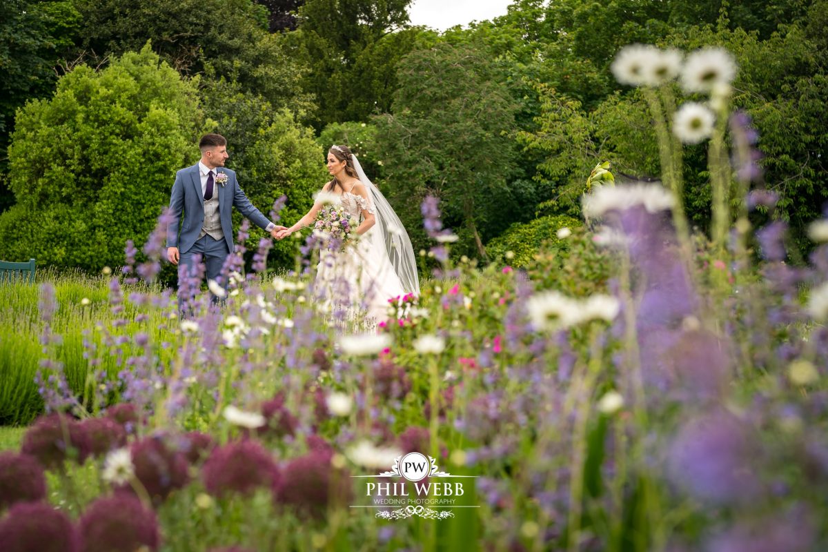 Clevedon Hall Wedding Photography bride and groom portrait