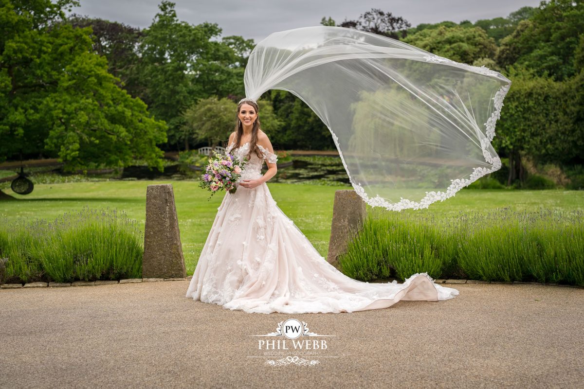 Clevedon Hall Wedding Photography bride portrait