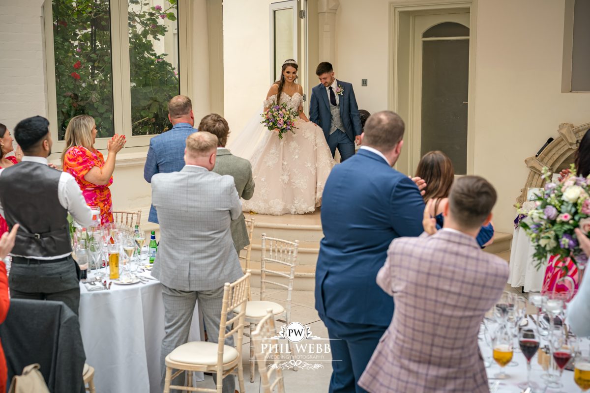 Clevedon Hall Wedding Photography reception speech's