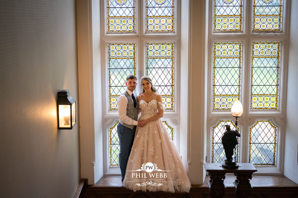 Clevedon Hall Wedding Photography bride and groom portrait