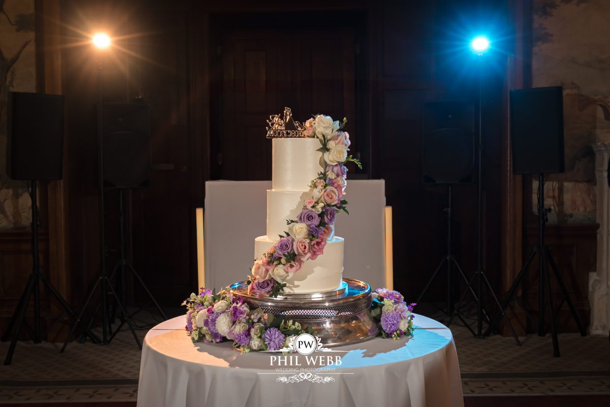 Clevedon Hall Wedding Photography wedding cake