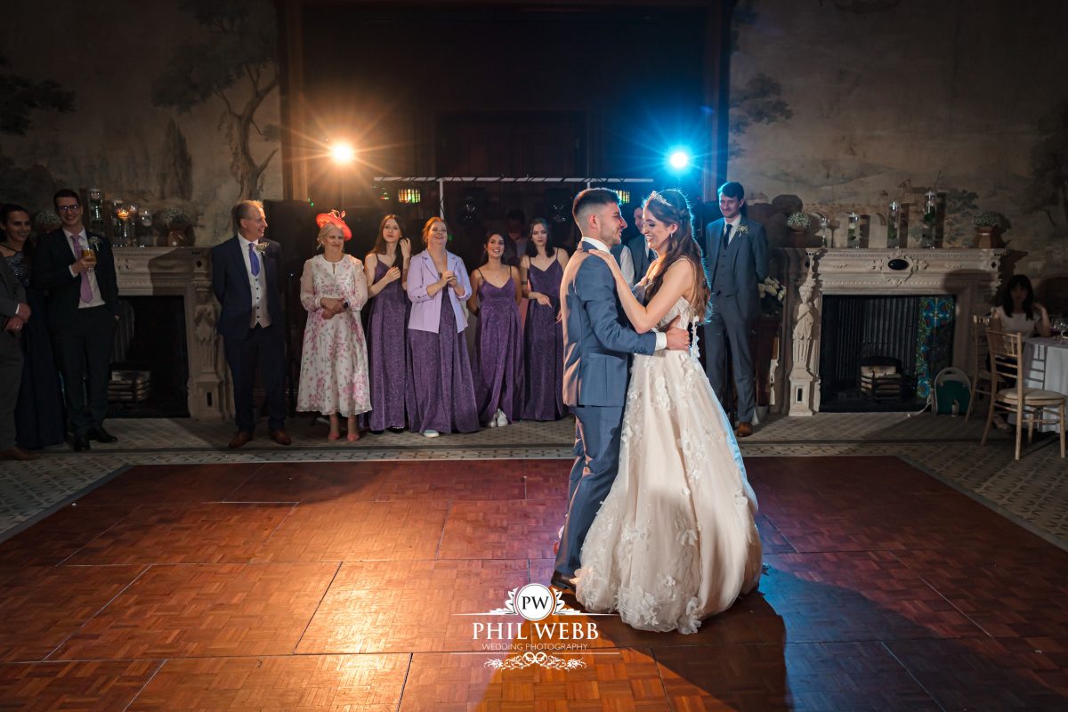 Clevedon Hall Wedding Photography first dance