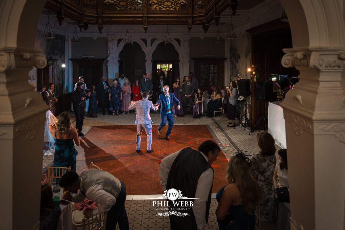 Clevedon Hall Wedding Photography guests dancing