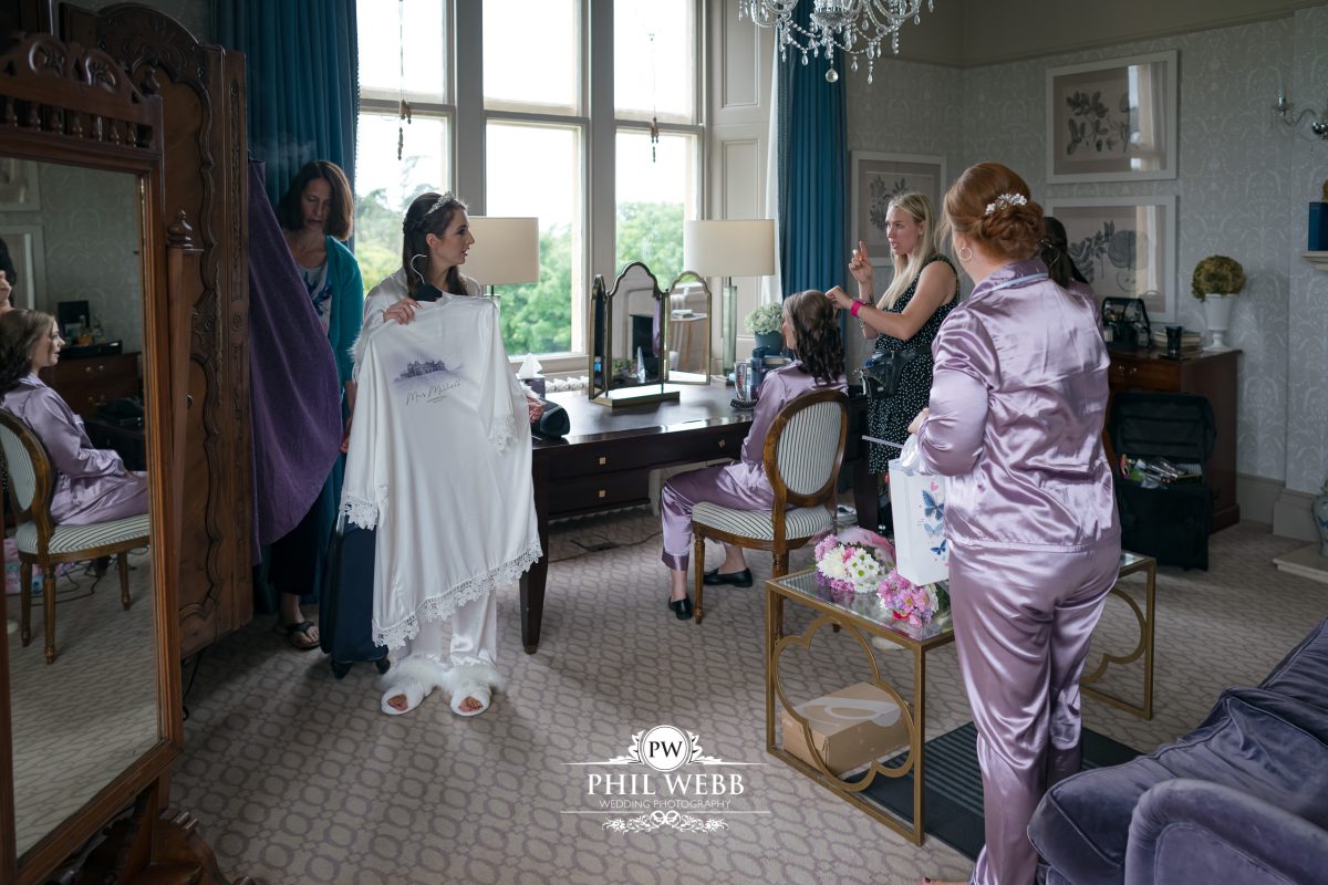 Clevedon Hall Wedding Photography bride preps