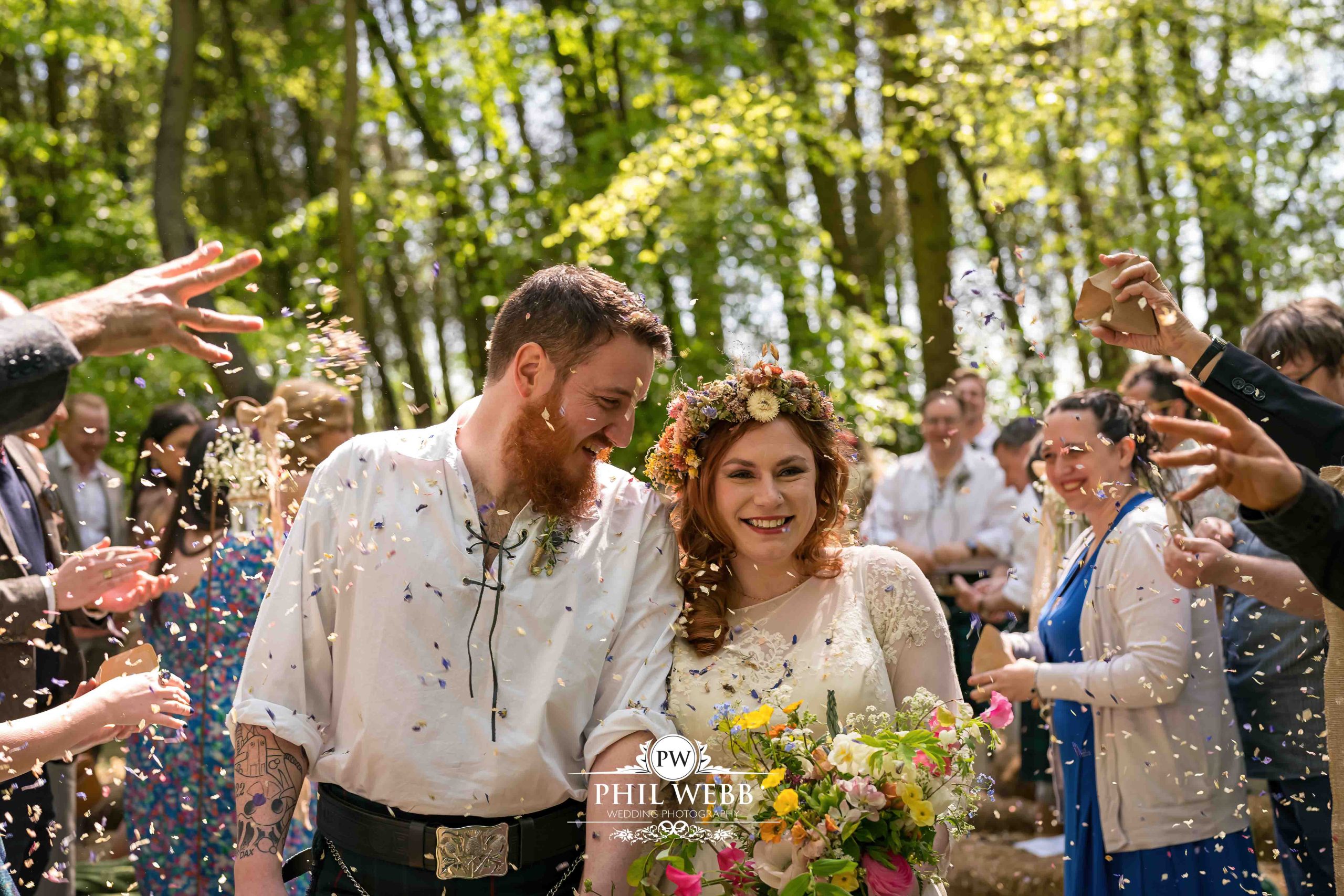 enchanted woodland wedding photography