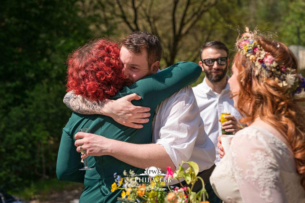 Enchanted Woodland Wedding Hereford drinks reception