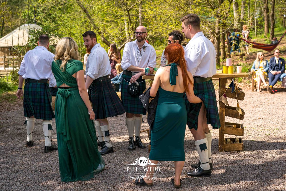 Enchanted Woodland Wedding Hereford reception