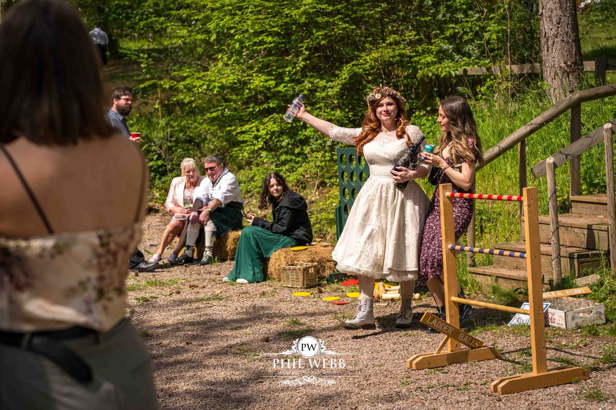 Enchanted Woodland Wedding Hereford reception