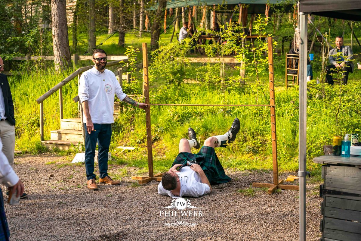 Enchanted Woodland Wedding Hereford limbo