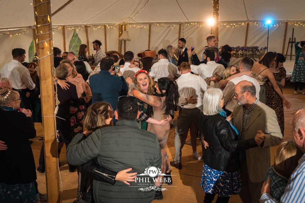 Enchanted Woodland Wedding Hereford party dancing