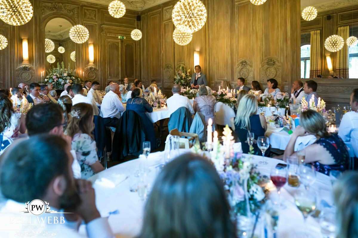wedding speech's at Cowley Manor