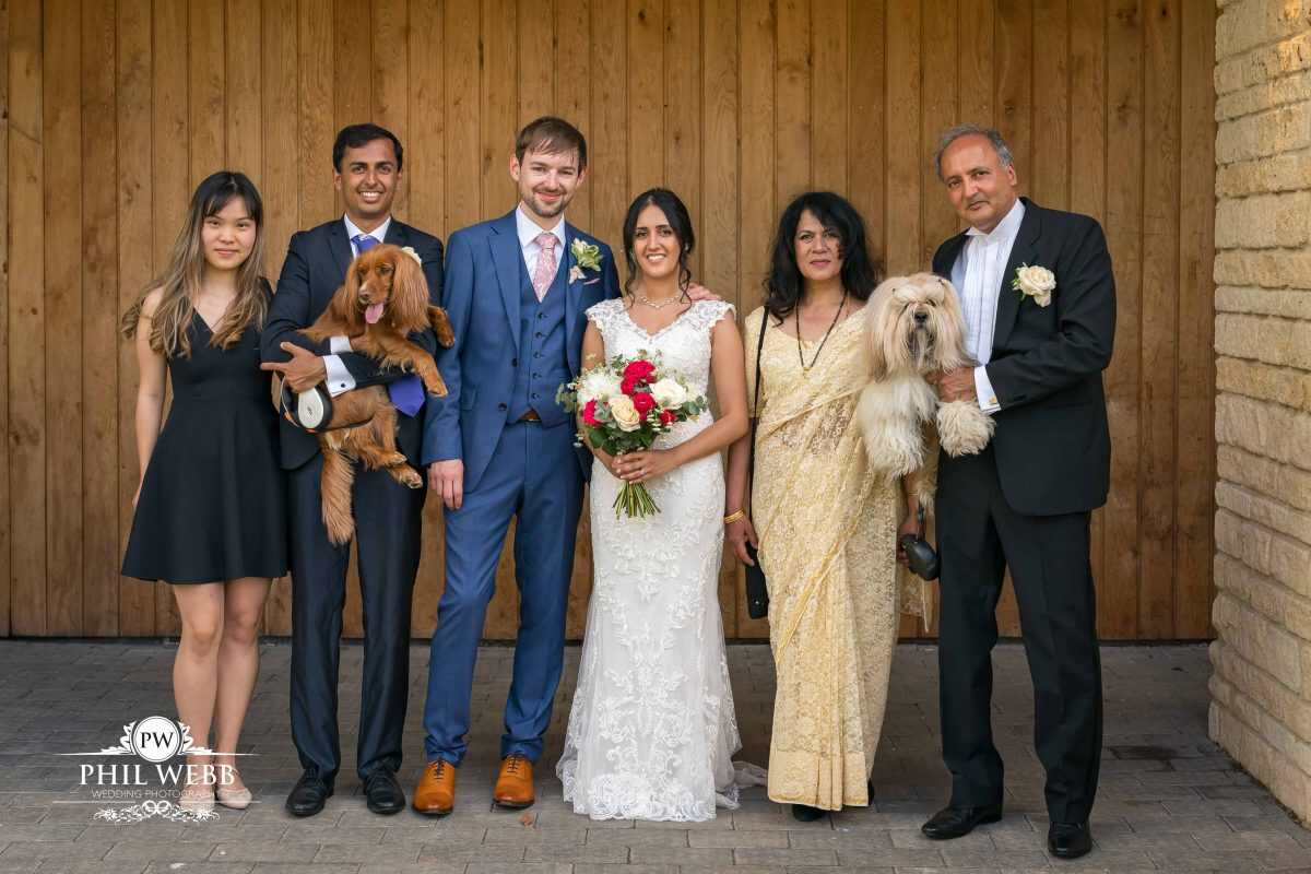 The Hatherley Manor Hotel Wedding photography group portrait