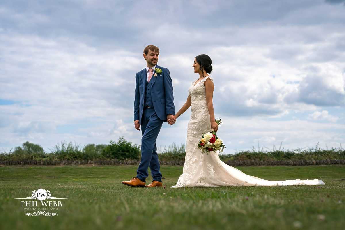 The Hatherley Manor Hotel Wedding photography bride and groom portrait