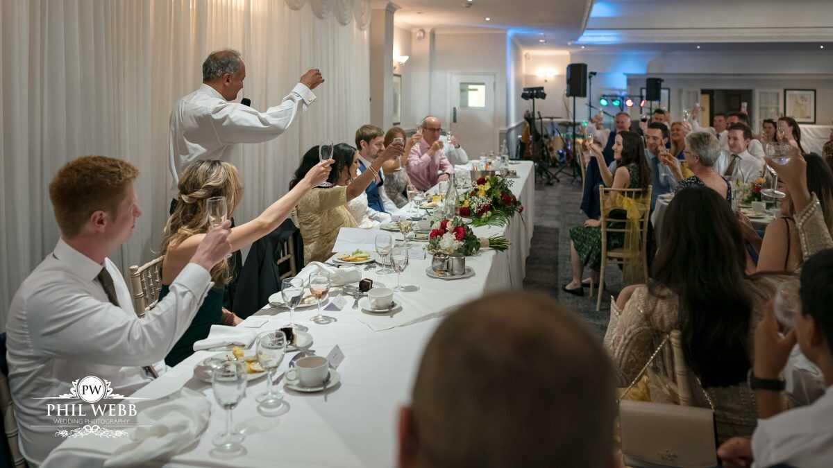 The Hatherley Manor Hotel Wedding speech's