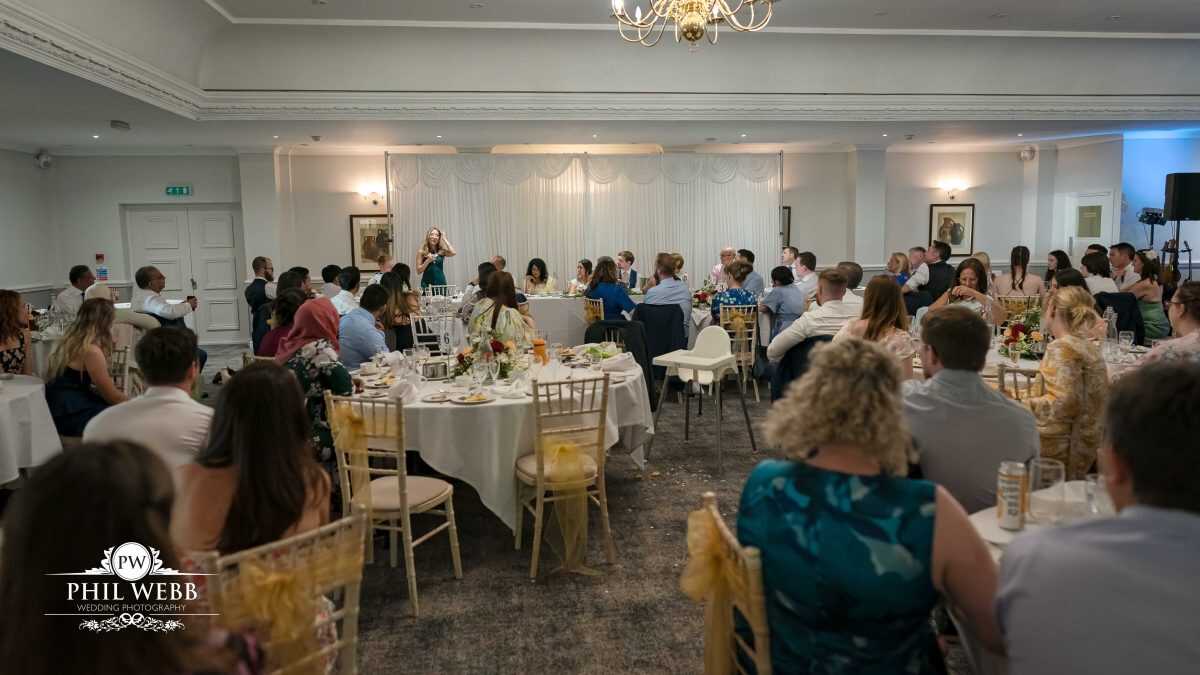The Hatherley Manor Hotel Wedding speech's
