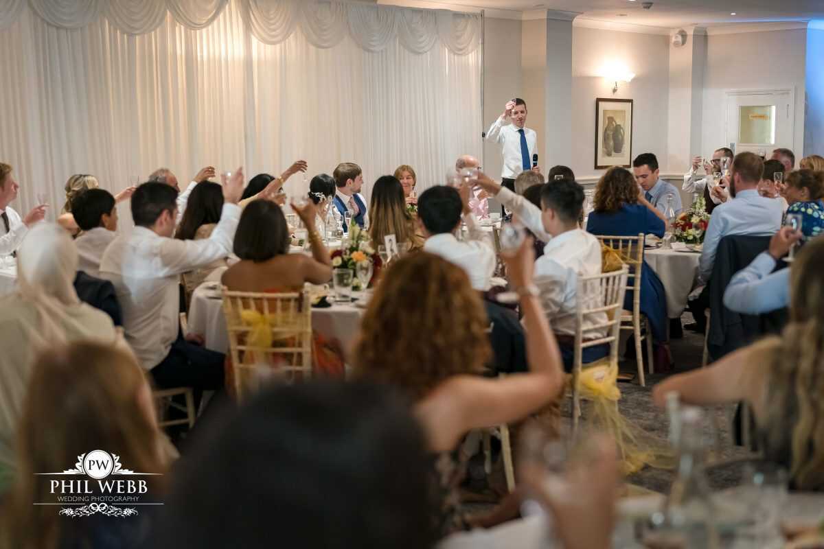 The Hatherley Manor Hotel Wedding speech's
