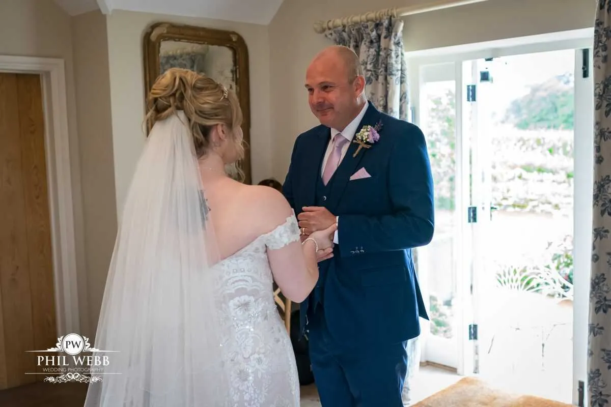The Frogmill Wedding Photography bridal preparations first look