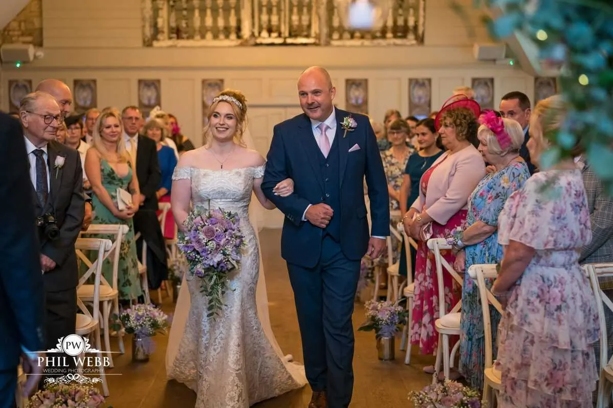 The Frogmill Wedding Photography Indoor wedding ceremony