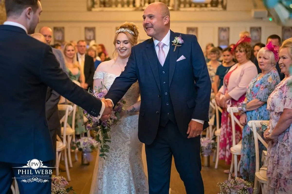 The Frogmill Wedding Photography Indoor wedding ceremony
