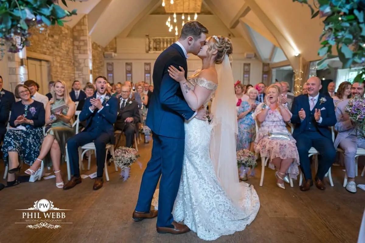 The Frogmill Wedding Photography Indoor wedding ceremony