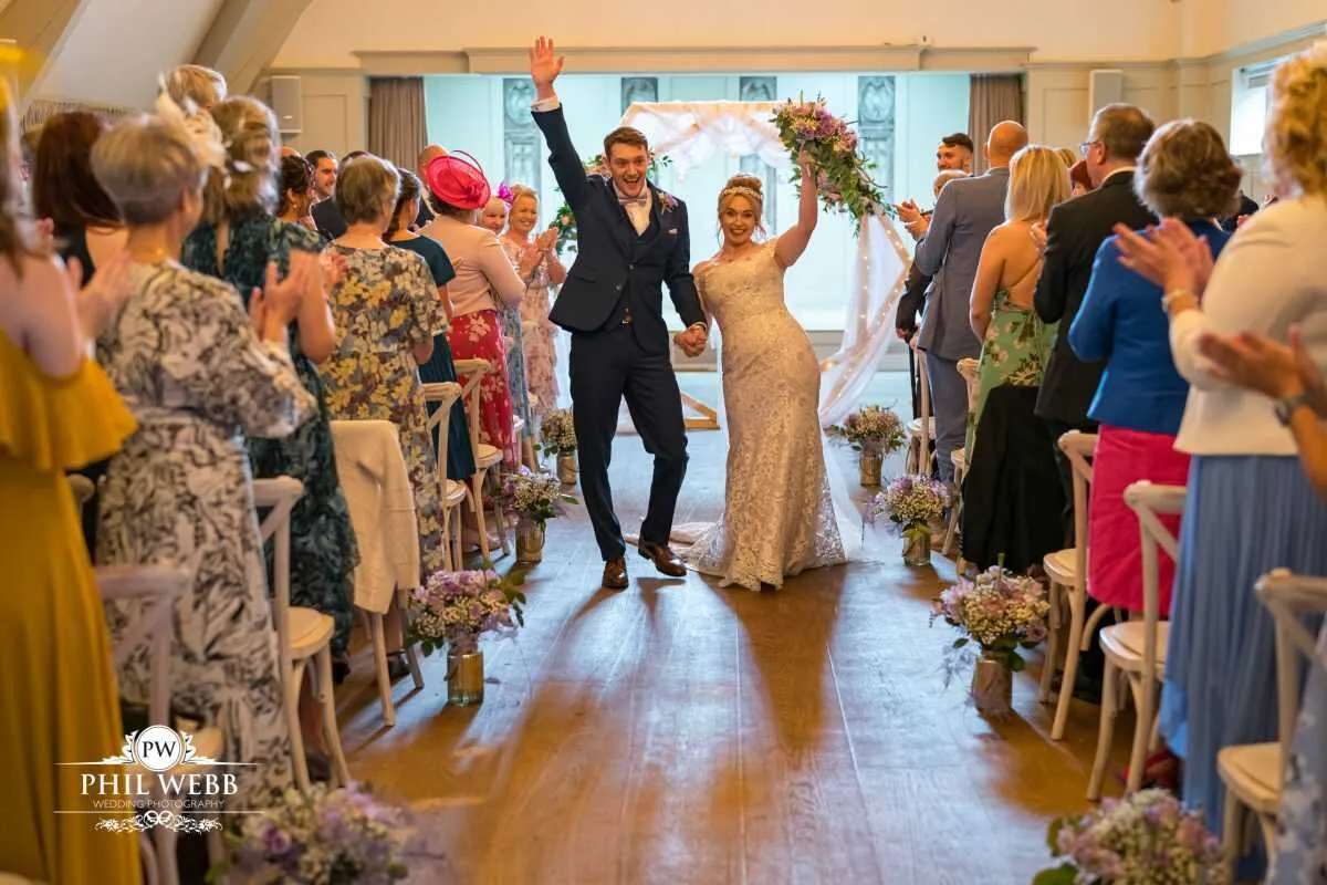 The Frogmill Wedding Photography Indoor wedding ceremony