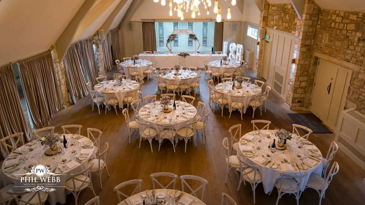 The Frogmill Wedding Photography reception room