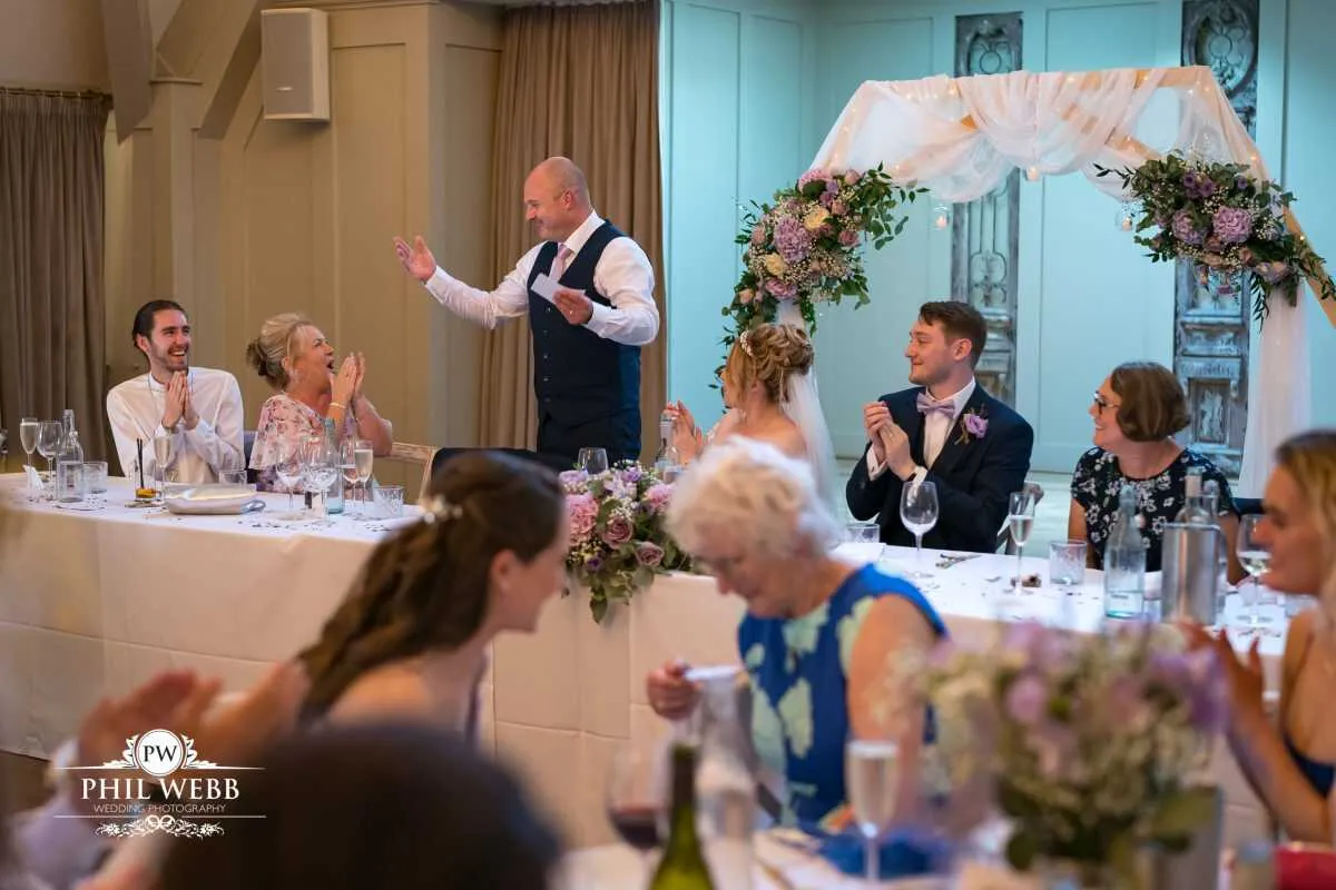 The Frogmill Wedding Photography reception speeches