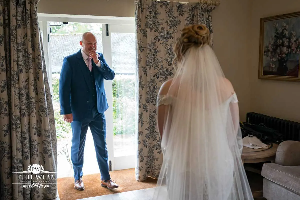 The Frogmill Wedding Photography bridal preparations first look