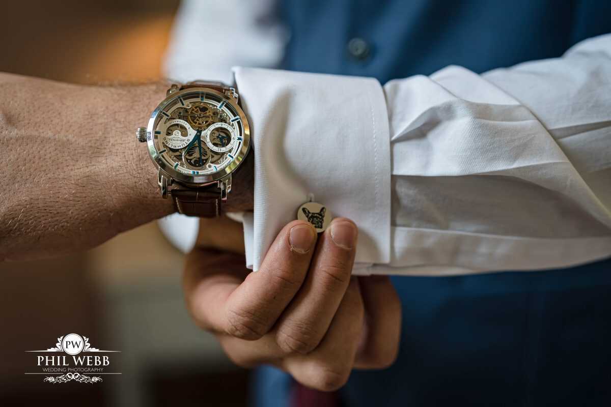 Coombe Lodge Wedding Photography groom preps