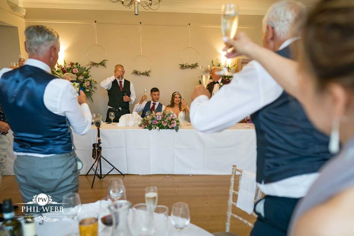 Coombe Lodge Wedding Photography speech's