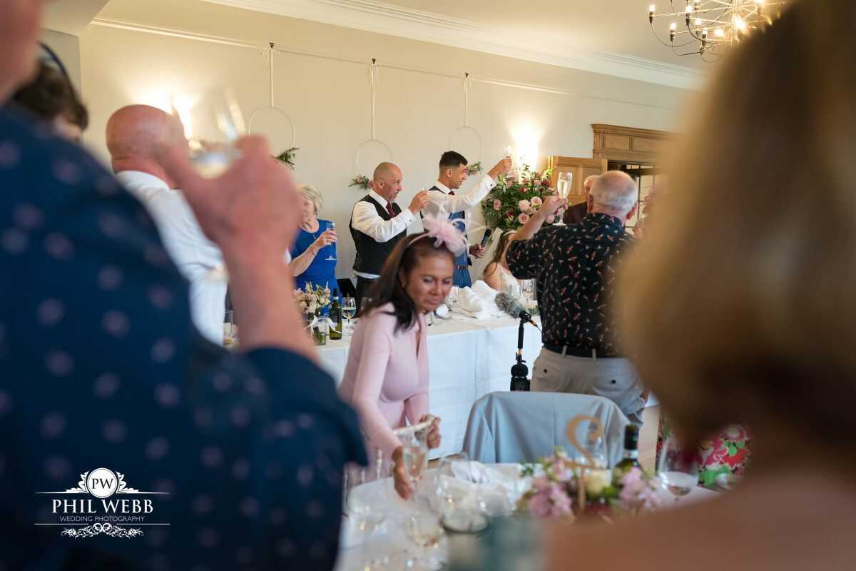 Coombe Lodge Wedding Photography speech's