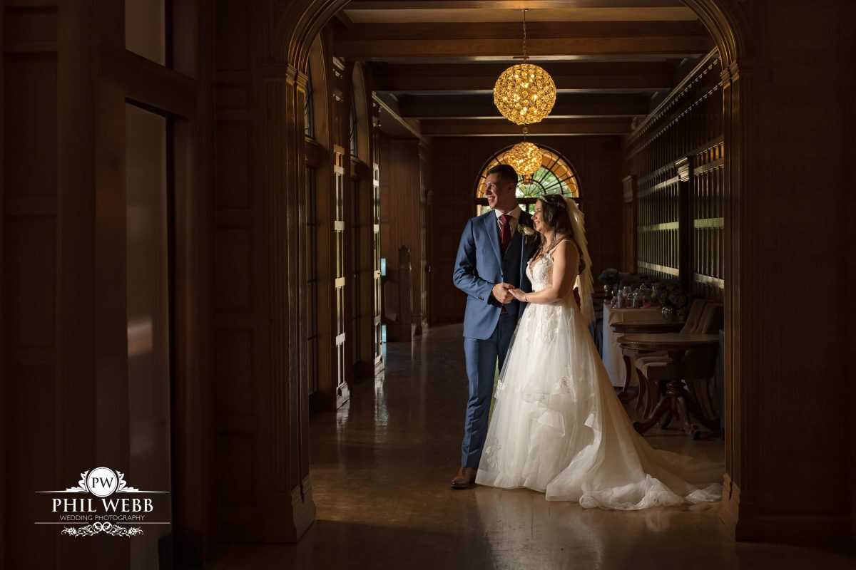 Coombe Lodge Wedding Photography bride and groom portrait
