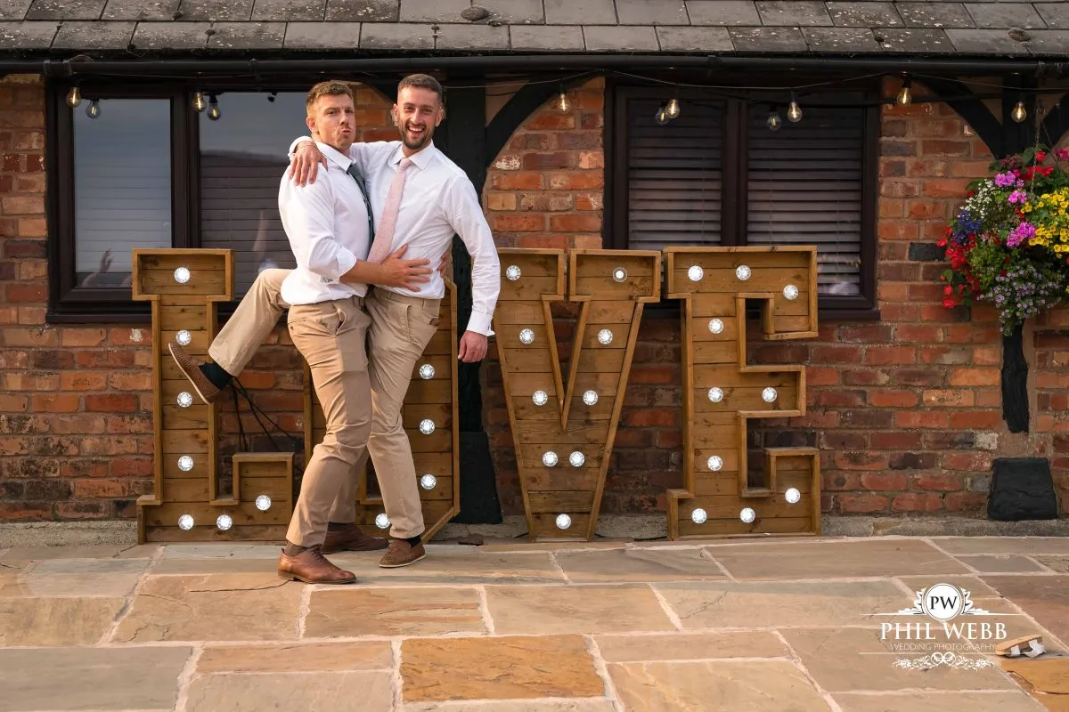 Over barn at Over Farm Wedding Photography drinks reception