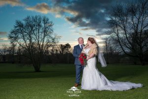Ettington Park Hotel Wedding Photography bride and groom portrait