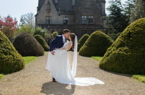 Manor by the Lake Wedding Photography bride and groom portrait