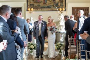 Elmore Court Wedding Photography indoor wedding ceremony