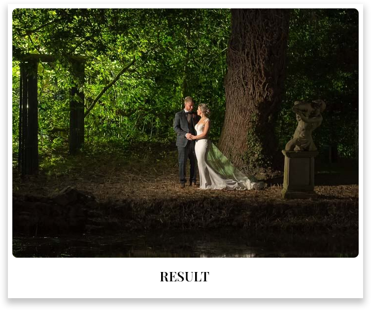 Couple portraits in the evening