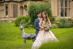 Clevedon Hall Wedding Photography bride and groom portrait
