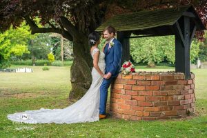 The Hatherley Manor Hotel Wedding photography bride and groom portrait